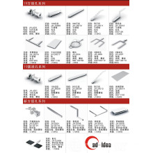 Équipement de système de lamelles Accessoires de Slatwall Hook Shopping Fitting